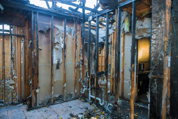 Professional Fire Damage Repair technician working in Riverton, NJ